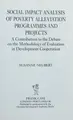 Cover image for Social impact analysis of poverty alleviation programmes and projects