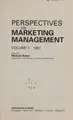Cover image for Perspectives on Marketing Management