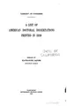 Cover image for A list of American doctoral dissertations printed in [1912-]1938.