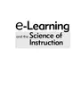 Cover image for E-learning and the science of instruction