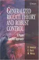 Cover image for Generalized Riccati theory and robust control