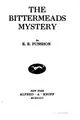 Cover image for The Bittermeads Mystery