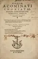 Cover image for Imperii Graeci historia ab anno MCXVII in quo Zonaras definit, usque ad annum MCCIII, libris XIX descripta