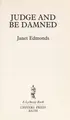 Cover image for Judge and Be Damned