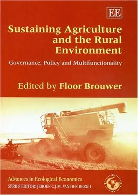 Sustaining agriculture and the rural environment: governance, policy, and multifunctionality cover