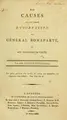 Cover image for Des causes qui ont amené l'usurpation du Géneral Bonaparte
