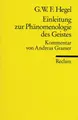 Cover image for Einleitung zur Phanomenologie des Geistes (Universal-Bibliothek)