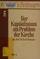 Cover image for Der Kapitalismus als Problem der Kirche