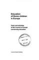 Cover image for Education of Roma Children in Europe