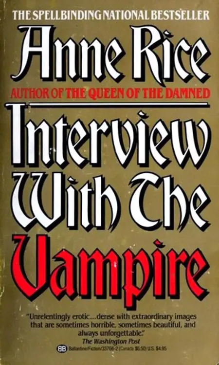 Interview with the Vampire: Book I of The Vampire Chronicles cover