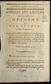 Cover image for Opinion de P.C.L. Baudin (des Ardennes), sur la question de savoir si le Conseil des cinq-cents, lorsqu'il a pris une re solution, & qu'elle est envoye e au Conseil des anciens, peut, avant qu'elle soit approuve e, ou non adopte e, y faire des changemens, la rapporter en tout ou en partie, & lui en substituer une nouvelle