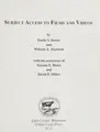 Cover image for Subject access to films and videos