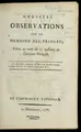 Cover image for Modestes observations sur le me moire des princes