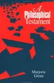 Cover image for A Philosophical Testament