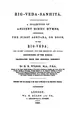 Cover image for Rig-Veda-Sanhitá: A Collection of Ancient Hindu Hymns ...
