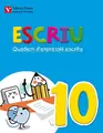 Cover image for Escriu. Quadern D'expressio Escrita 10 Valencia