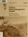 Cover image for Andrews Grazing Management Program