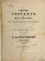 Cover image for Cinqui℗♭℗ʺme concerto pour le pianoforte avec accompagnement de l'orchestre, oeuv. 73, [pour] quintuor