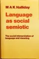 Cover image for Language as social semiotic