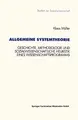 Cover image for Allgemeine Systemtheorie