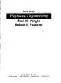 Cover image for Highway engineering