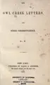 Cover image for The Owl Creek letters