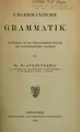 Cover image for Urgermanische grammatik