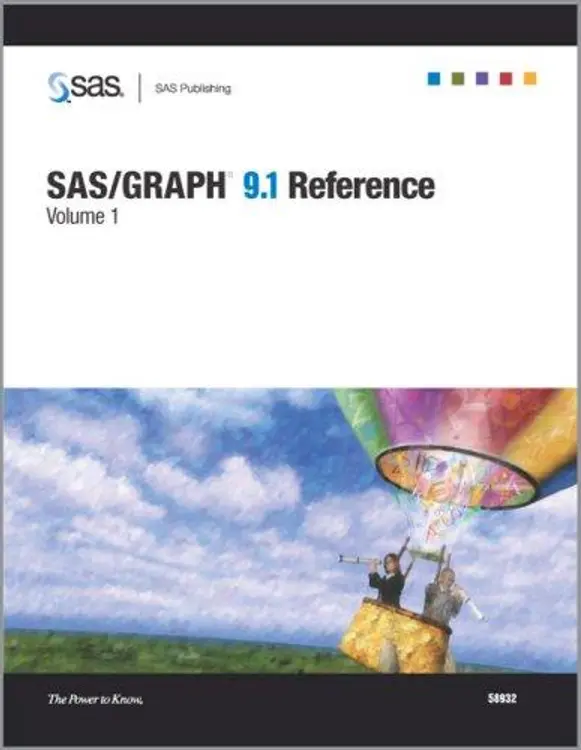 SAS/GRAPH 9.1 Reference, Volumes 1, 2, and 3 cover