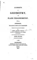 Cover image for Elements of Geometry and Plane Trigonometry