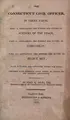 Cover image for The Connecticut civil officer, in three parts.
