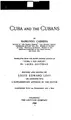 Cover image for Cuba and the Cubans