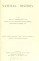 Cover image for Natural history