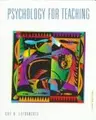 Cover image for Psychology for teaching