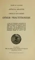 Cover image for Official register of legally qualified other practitioners