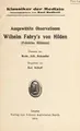 Cover image for Ausgew©Þhlte Observationes Wilhelm Fabry's von Hilden (Fabricius Hildanus)