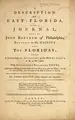 Cover image for A description of East-Florida