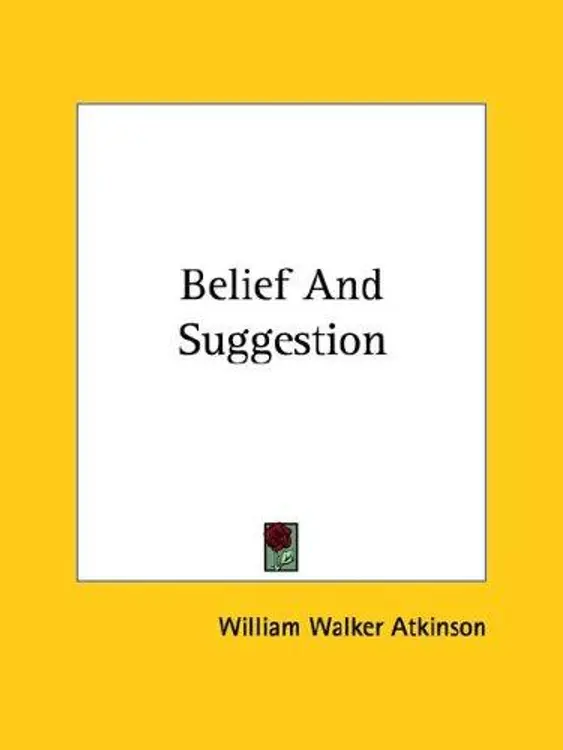 Belief And Suggestion cover