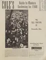 Cover image for Cole's guide to modern gardening for 1948