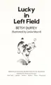 Cover image for Lucky in left field