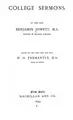 Cover image for College sermons