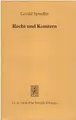 Cover image for Recht und Konzern