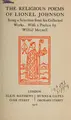 Cover image for The religious poems