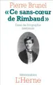 Cover image for Ce sans-ceur de Rimbaud