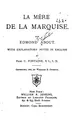 Cover image for La mère de la marquise