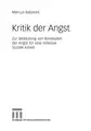 Cover image for Kritik der Angst
