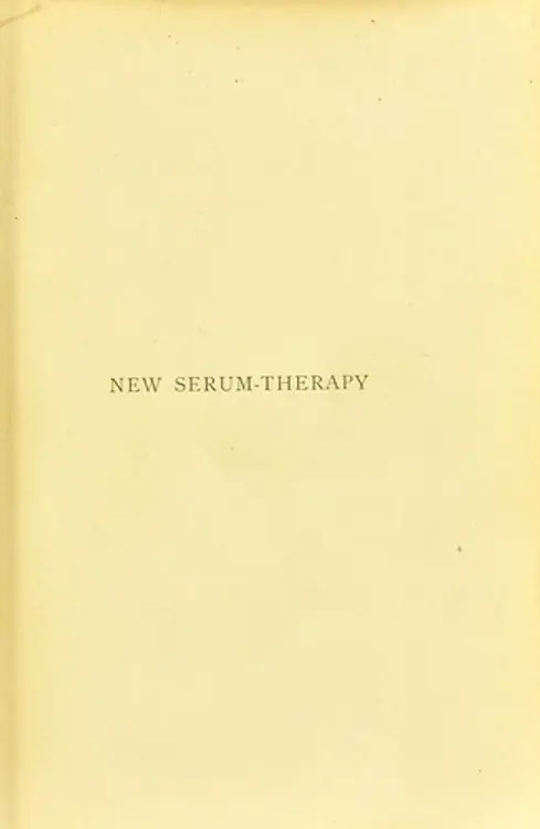 New serum-therapy cover