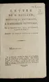 Cover image for Lettre de M. Rolland, ministre de l'Inte rieur, a l'Assemble e nationale