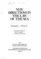 Cover image for New Directions in the Law of the Sea 010