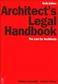 Cover image for Architect's Legal Handbook