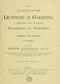 Cover image for The Illustrated dictionary of gardening